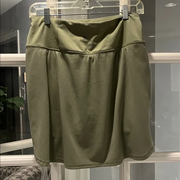 ATHLETA FAIRWAY HIGH RISE GOLF SKORT - S S Eucalyptus Olive - Picture 5 of 6